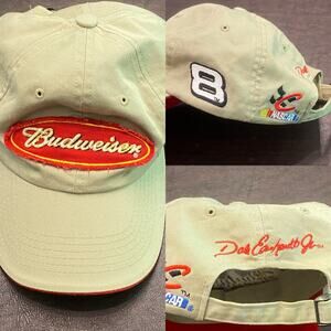 Vintage Dale Earnhardt Jr. #8 Budweiser NASCAR Hat Chase Authentics Adjustable‎